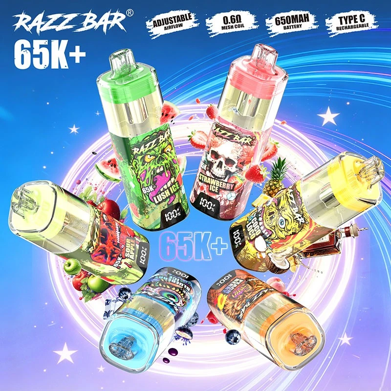 Razz Bar 65k+ Disposable Vape Razz Bar 65k+ Disposable Vape