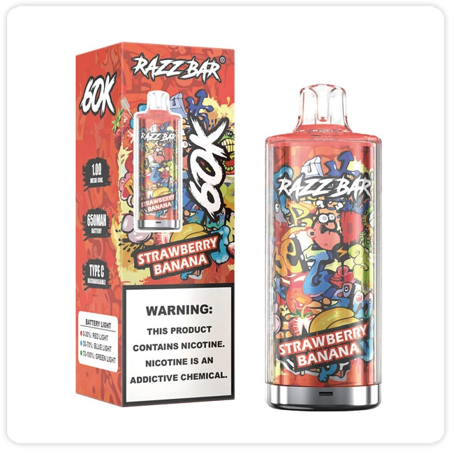 Razz Bar Crystal Texture 60000 Puffs